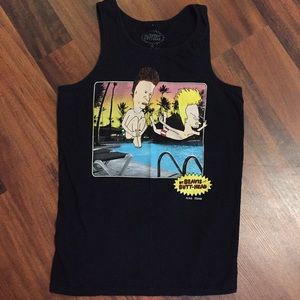 CLEAROUT! Men’s MTV Beavis & Butthead Tank SIze M
